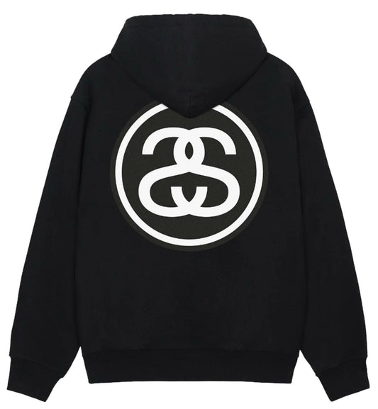 Stussy SS Link Crew Hoodie (Black)