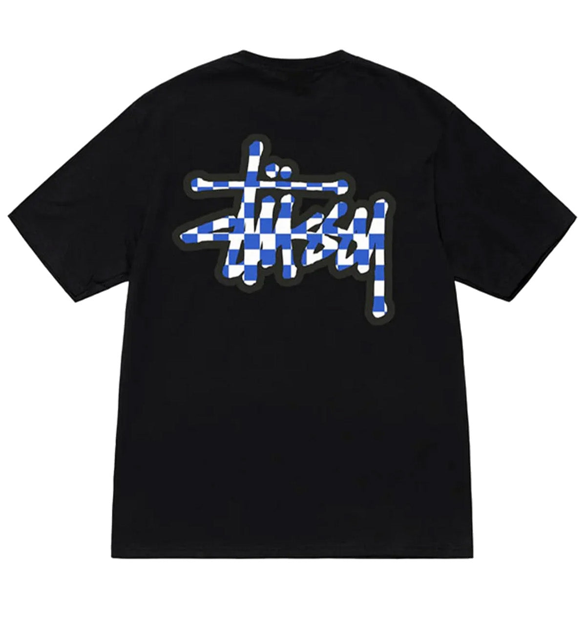 Stussy Checker Stock Tee (Black)