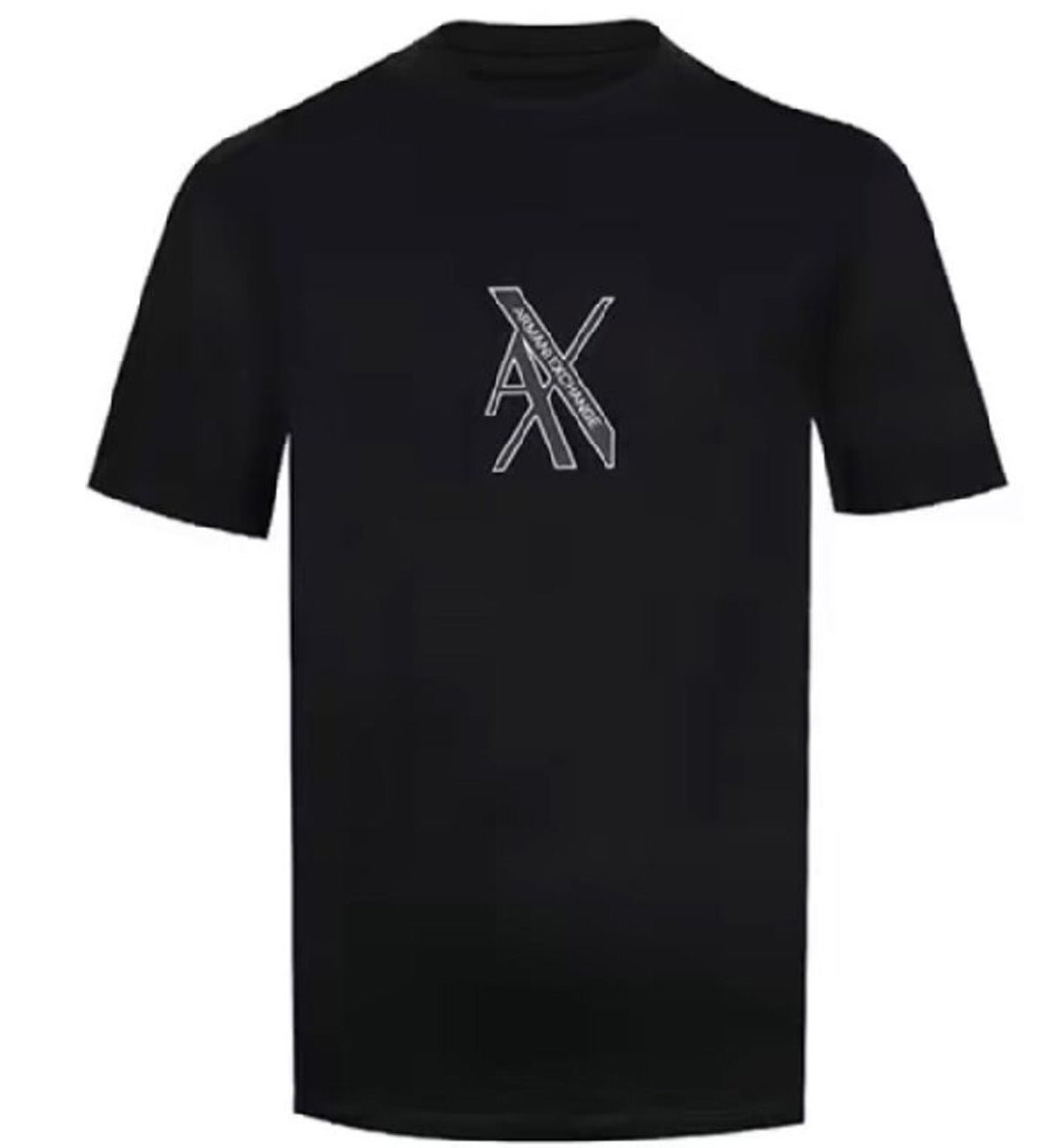 Armani Exchange Center White Logo Tee (Black)