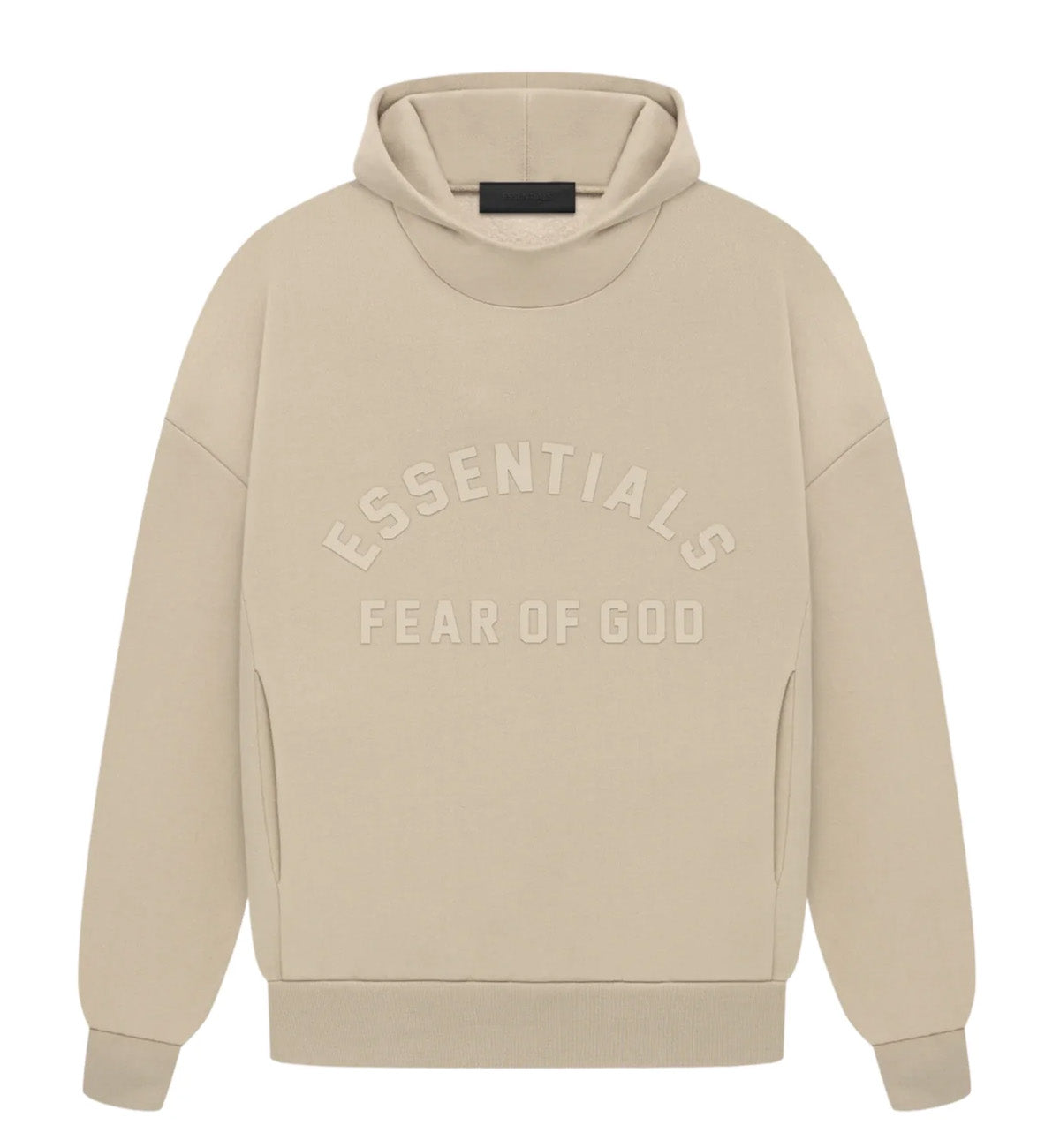 Fear of God Essentials SS23 Bonded Logo Dubai Exclusive Hoodie (Dusty Beige)