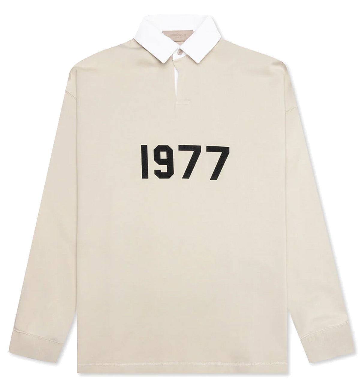 Fear of God Essential 1977 Long Sleeve Polo Tee (Wheat)