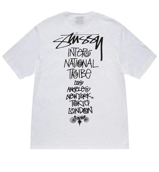 Stussy Tribe Stack Tee (White)