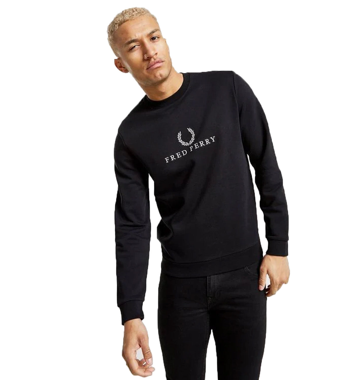 Fred Perry Sweatshirt (Black)