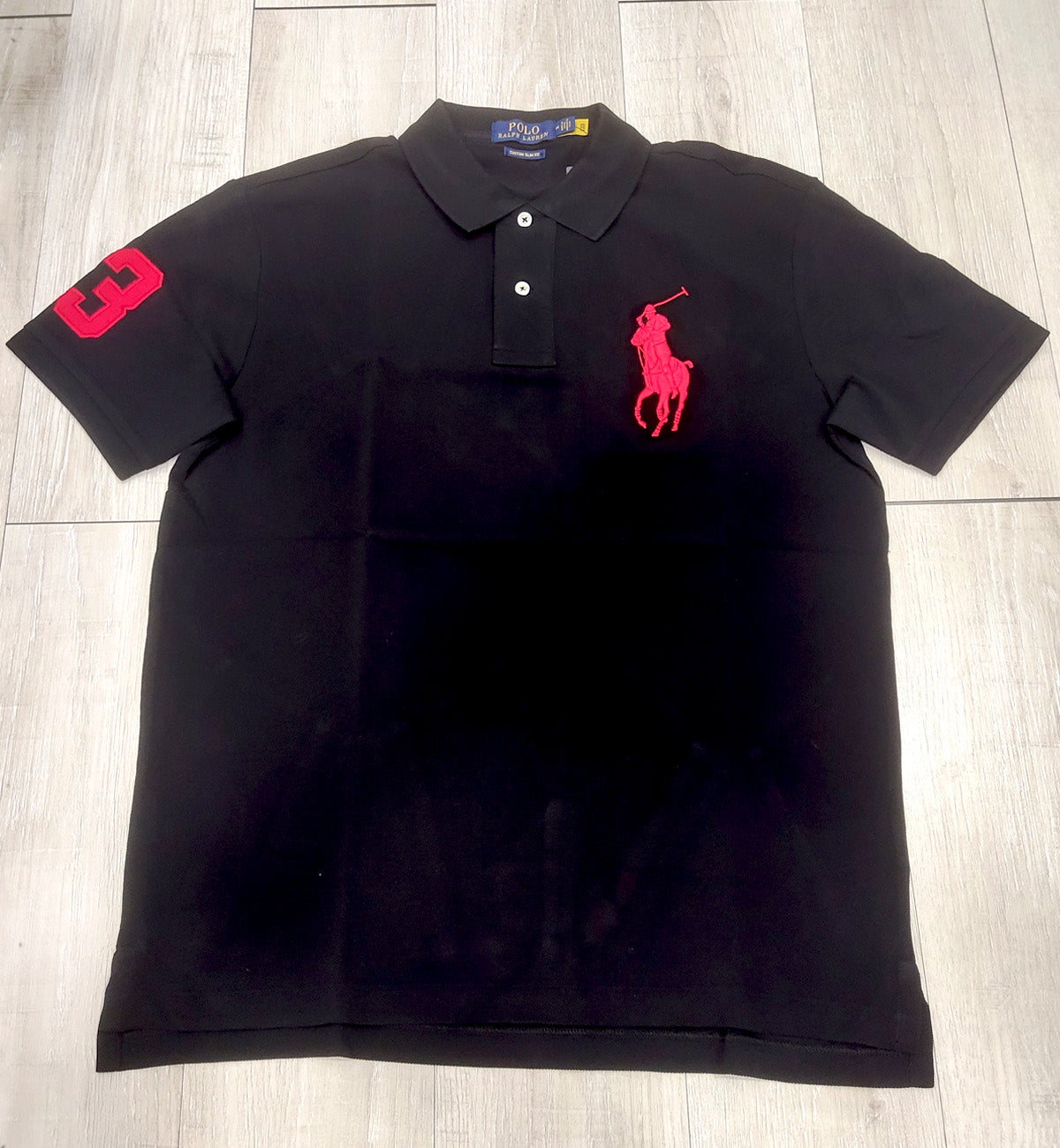 Ralph Lauren Big Logo Polo Shirt Black