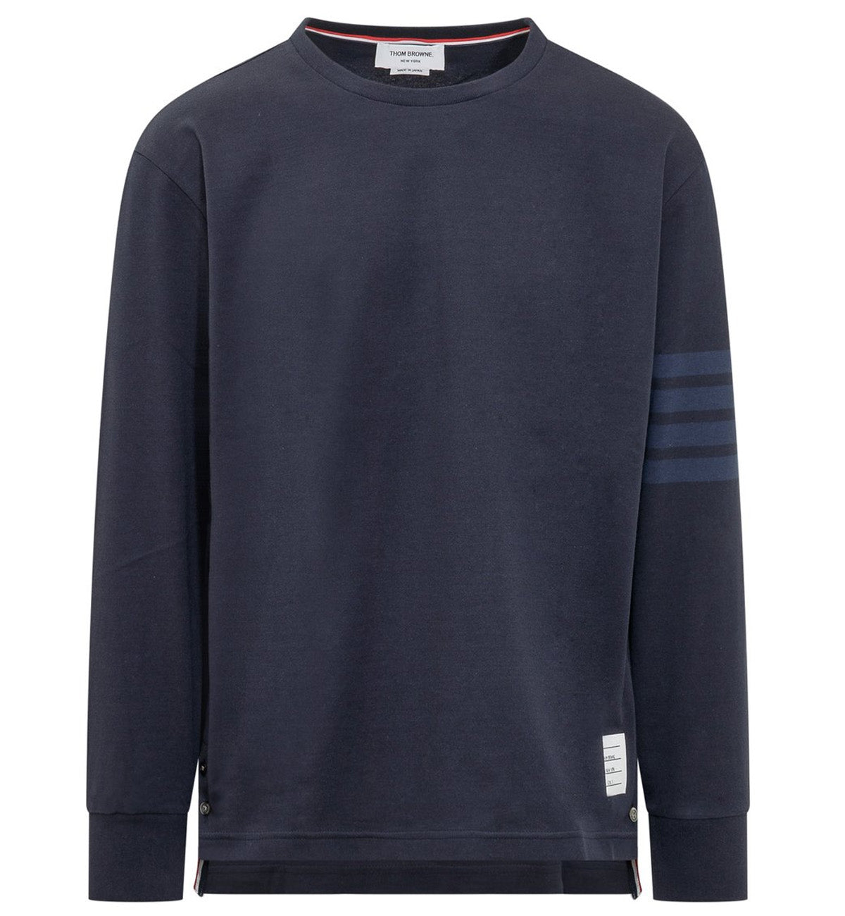 Thom Browne 4 Bar Raglan Crew Sweatshirt (Navy)