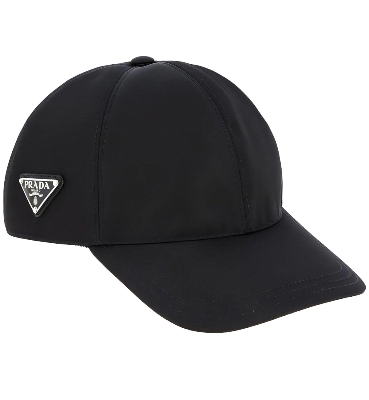 Prada Black Nylon Baseball Cap