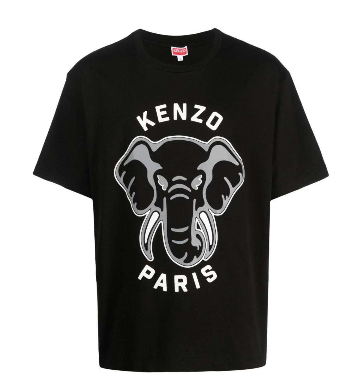 Kenzo Elephant Varsity Jungle T-Shirt (Black)