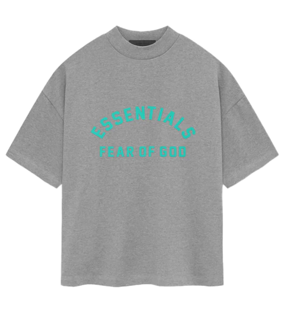Fear of God Essentials SS23 Bonded Logo Dubai Exclusive Tee (Dark Oatmeal Heather)