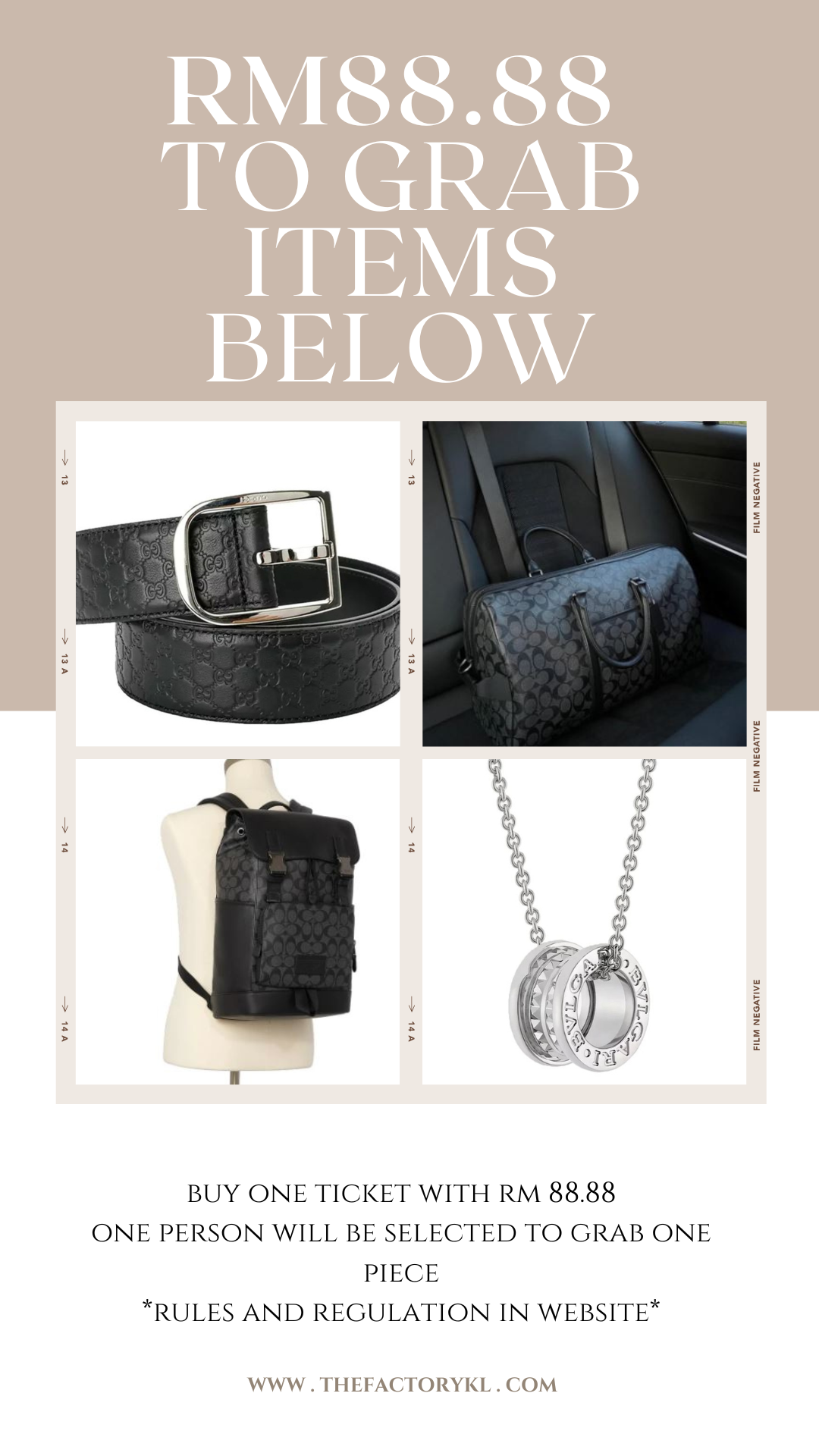 Giveaway Draw (RM88.88)