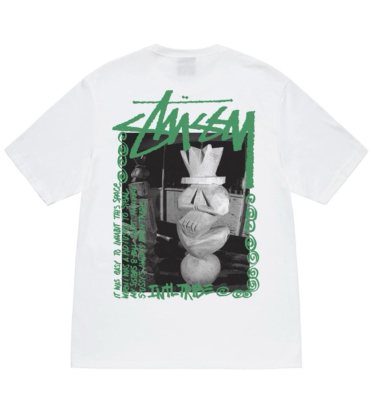 New STUSSY x KUALA LUMPUR White Streetwear Skateboarding City T-Shirt 2024 M RARE