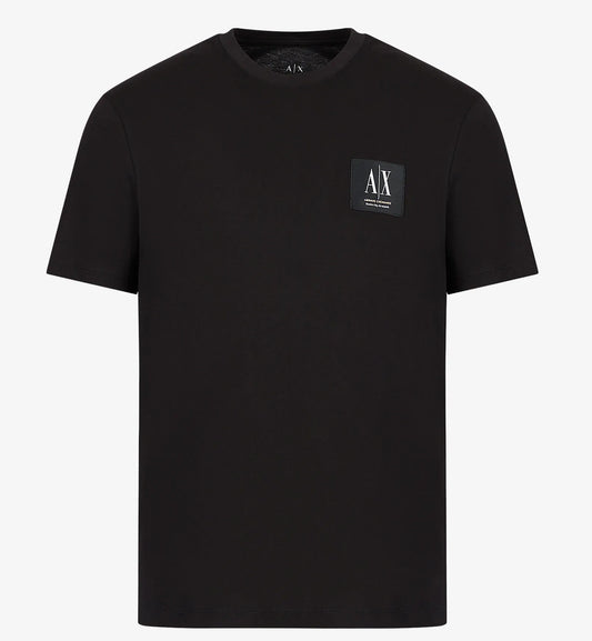 Armani Exchange Basic Chest Logo Tee (Black)