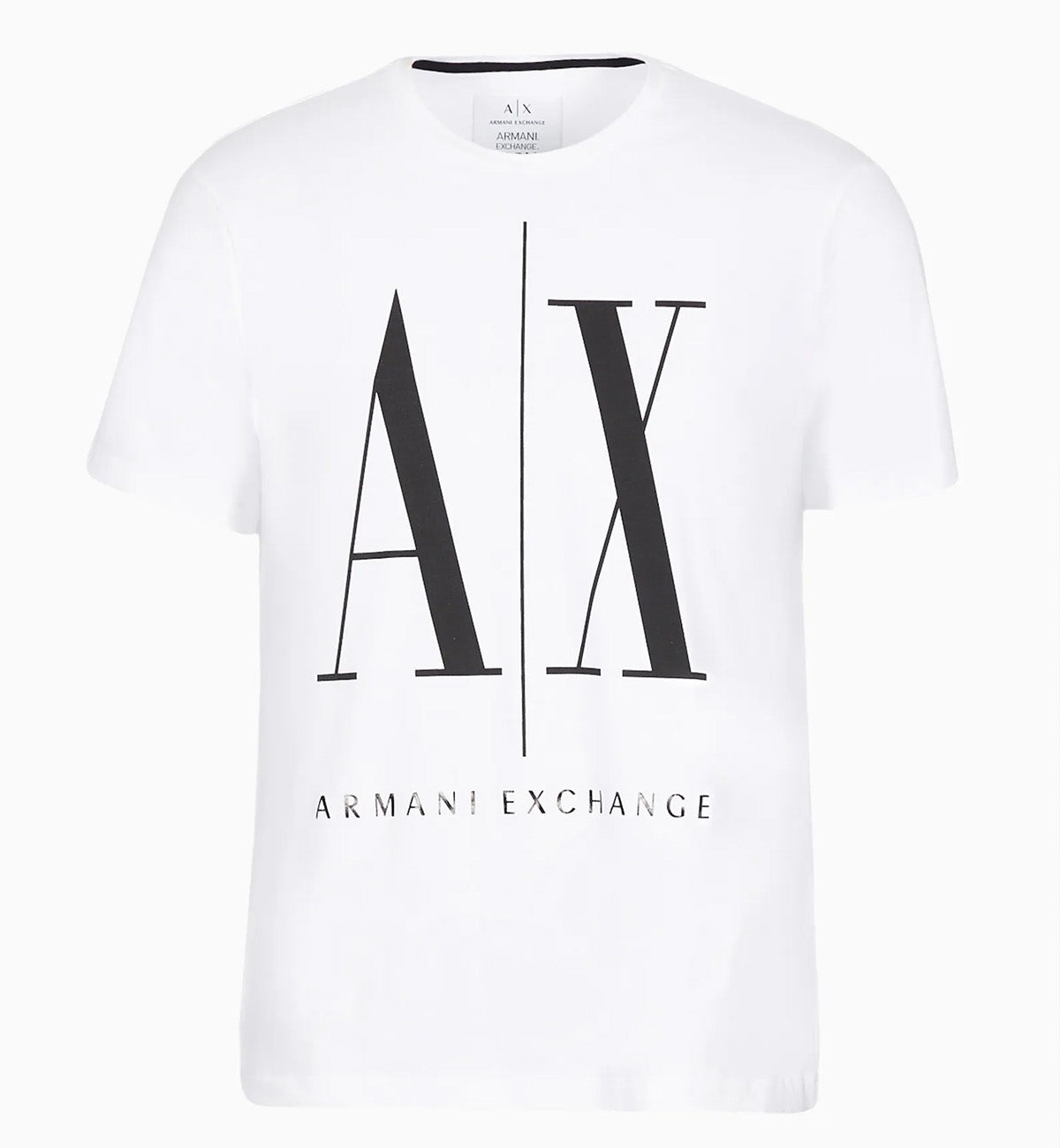Armani Exchange Icon Logo Tee (Bianco E Nero)