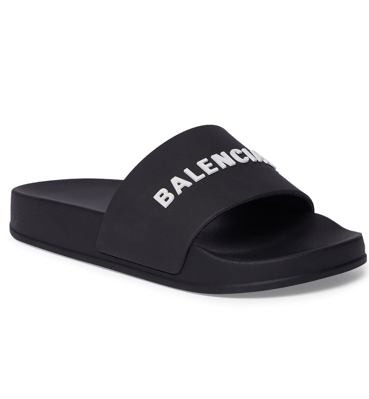 Balenciaga Pool Slides Black The Factory KL