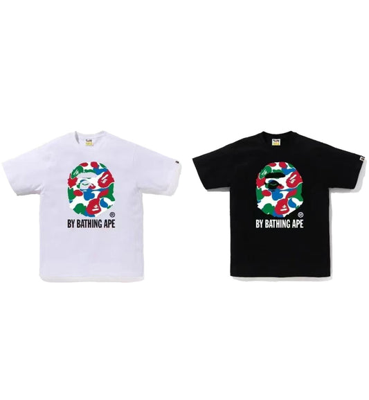 Bape Big Head Camo RGB T-Shirt