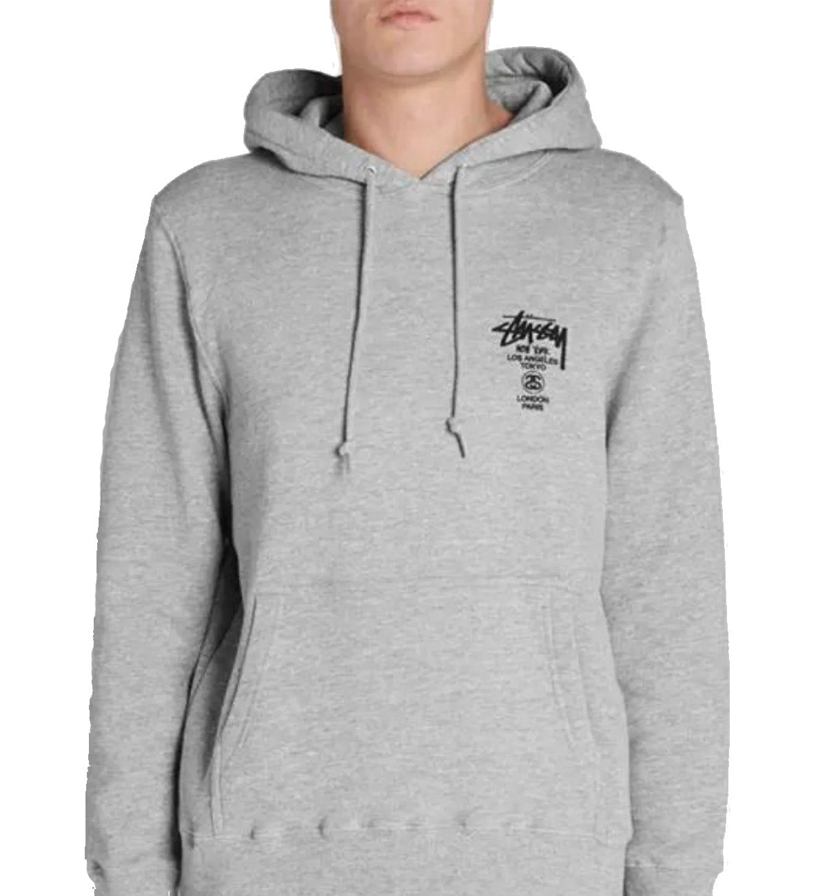 Stussy World Tour Hoodie (Grey)