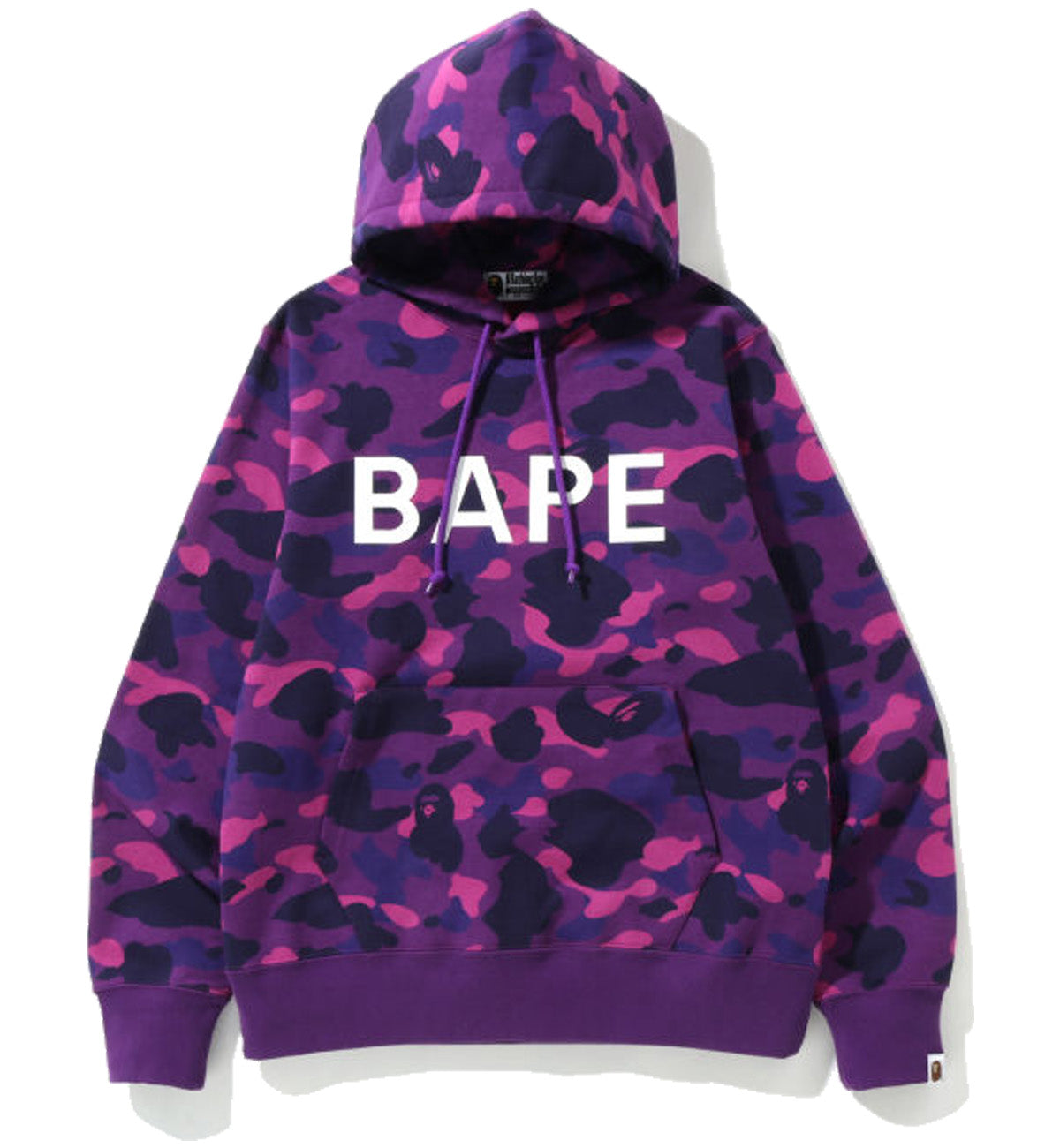 Bape Camo Pullover Hoodie Purple The Factory KL