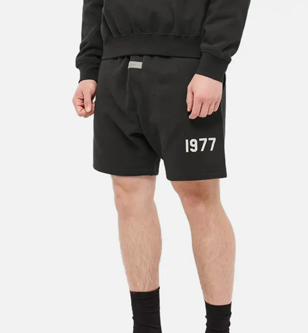 Essentials Fear of God 1977 Black shops Fleece Shorts