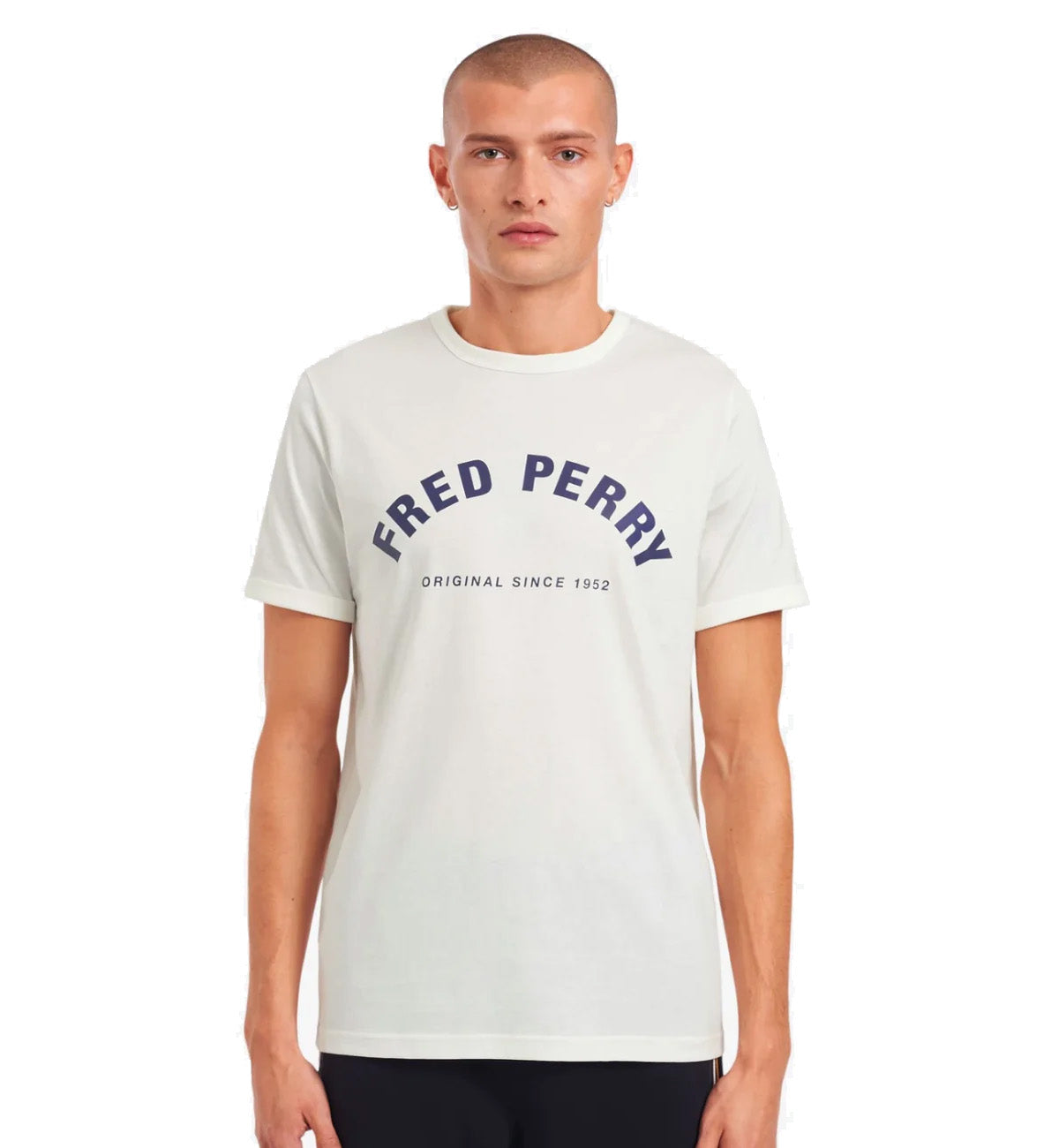 Fred Perry Arch Branded T-Shirt (White)