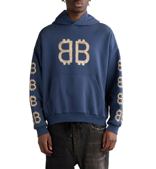 Balenciaga Crypto Monogram Graphic Hoodie