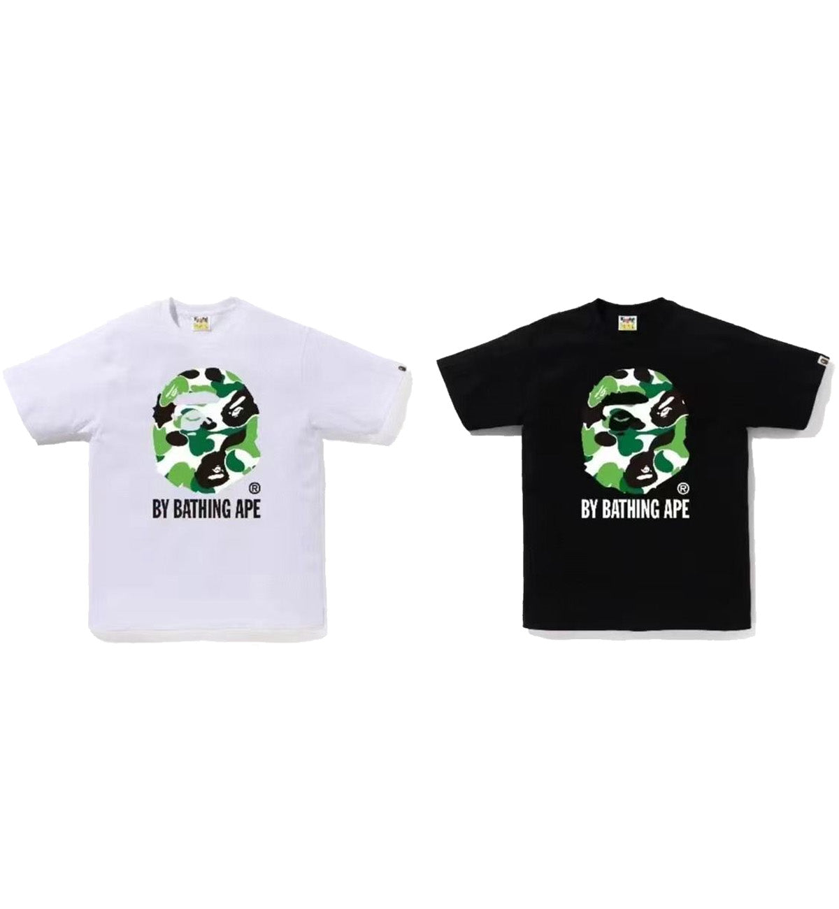 Bape Big Head Camo Forest T-Shirt