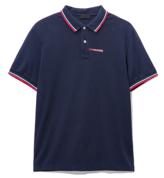 Prada Polo Shirt (Navy)