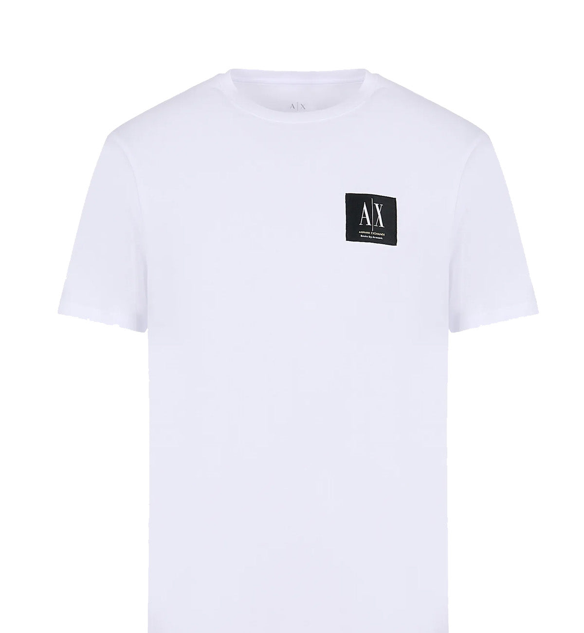Armani Exchange Basic Chest Logo Tee (White)