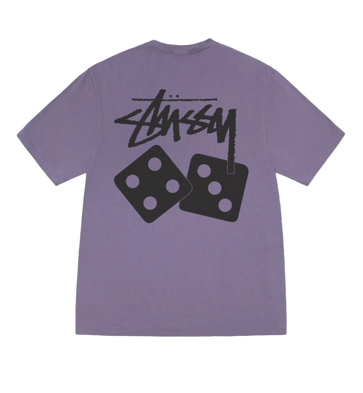 Stussy Dice Pig Dyed Tee (Grape)