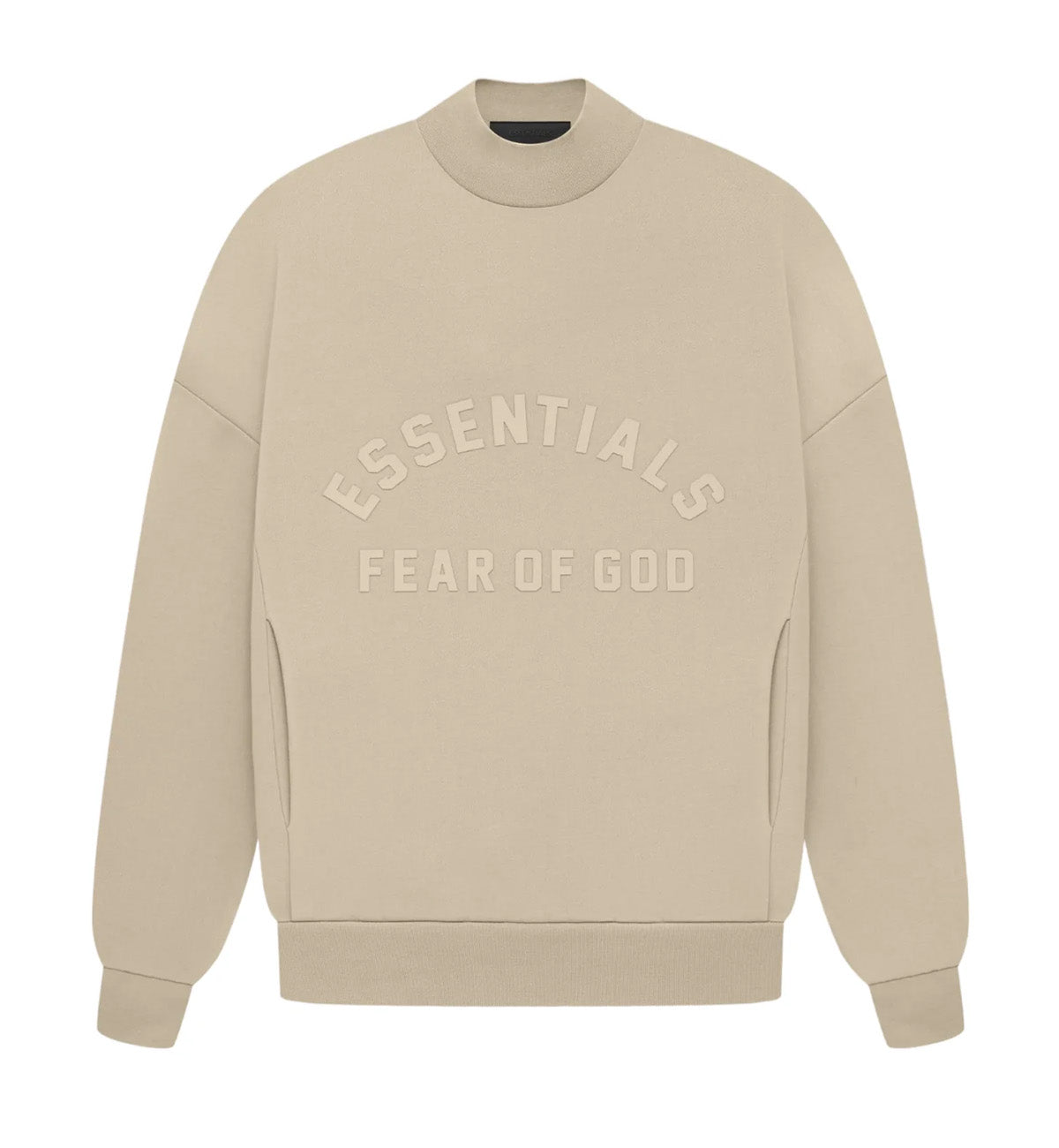Fear of God Essentials SS23 Bonded Logo Dubai Exclusive Sweatshirt (Dusty Beige)
