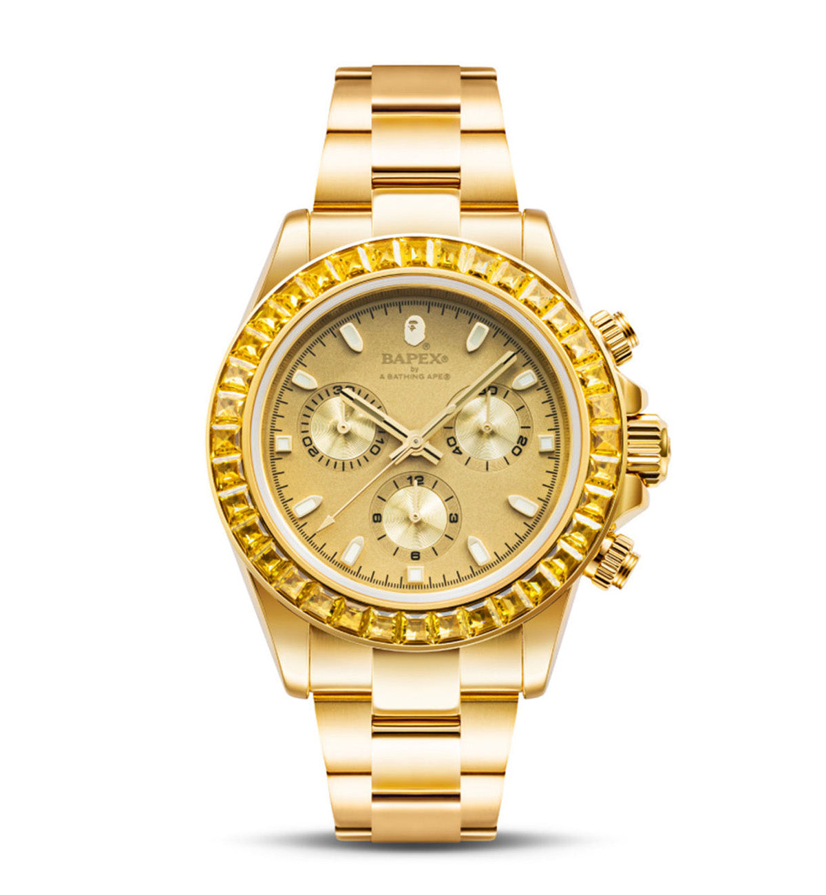 Bape gold watch best sale