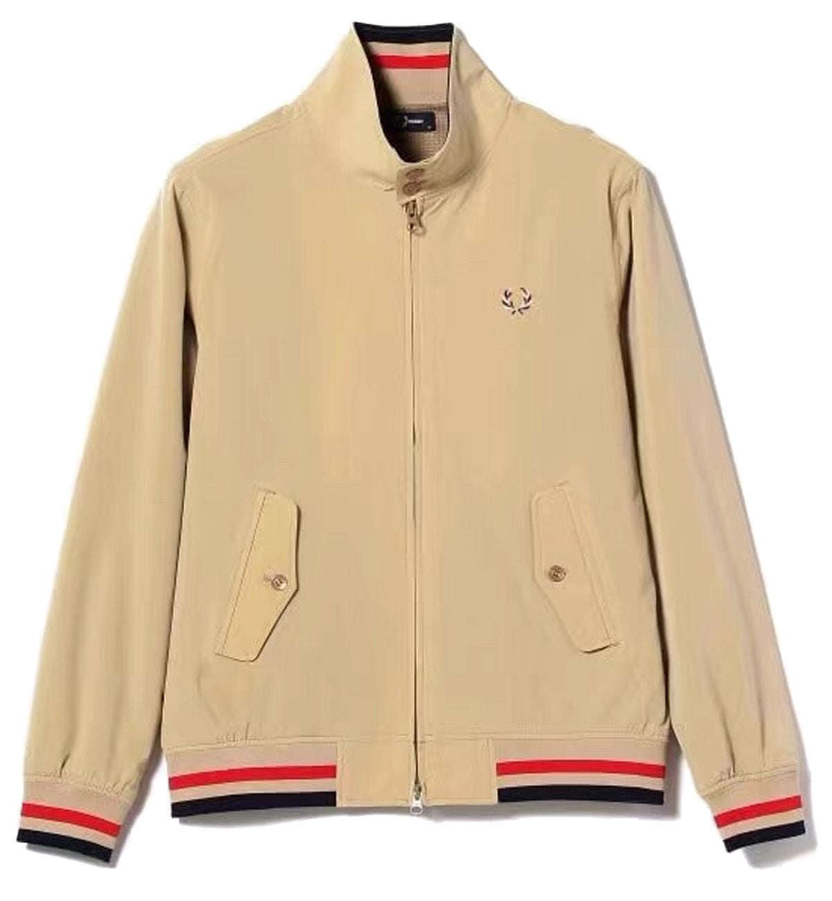 Fred perry khaki outlet jacket