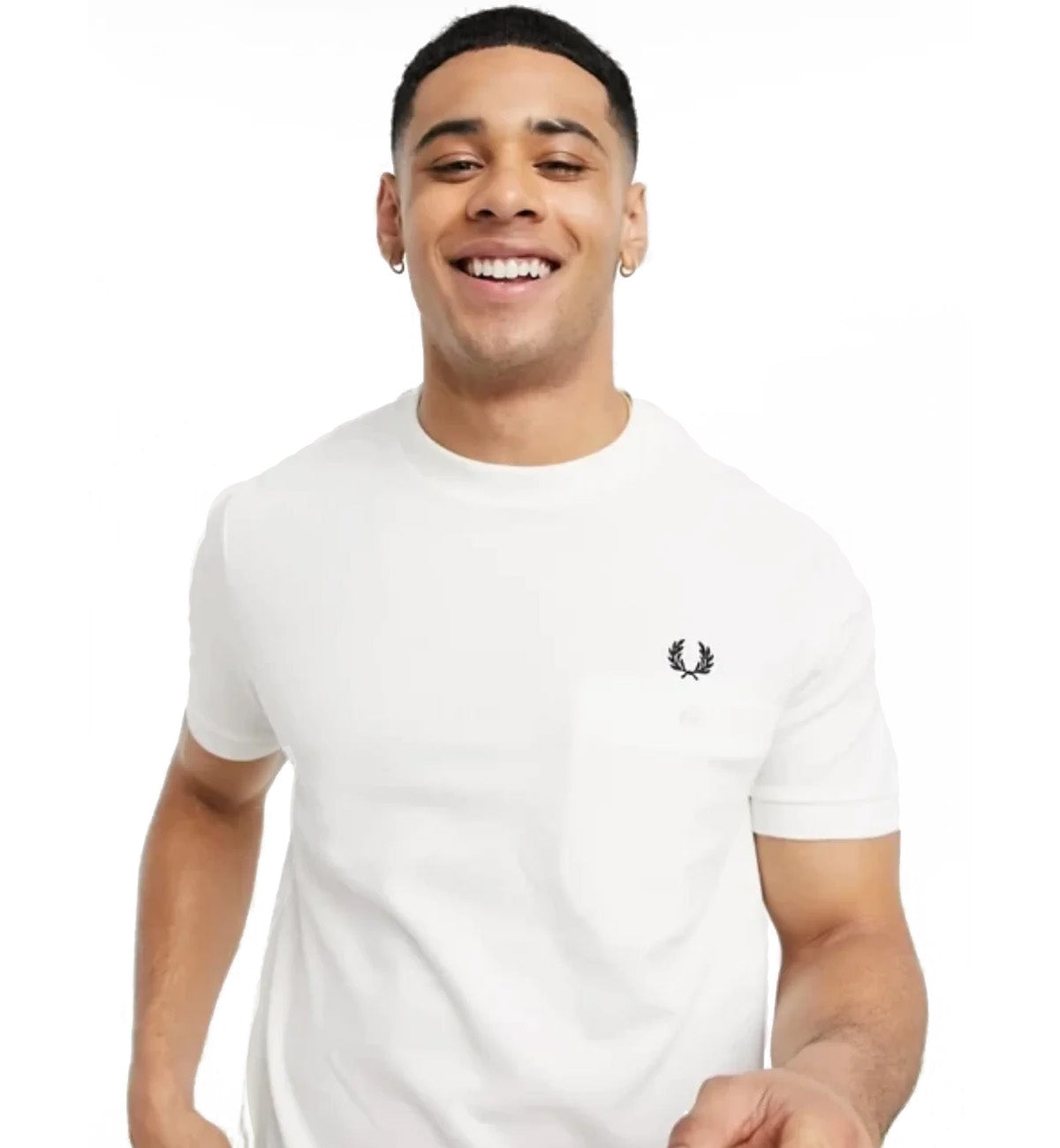 Fred Perry Small Logo T-Shirt (White)