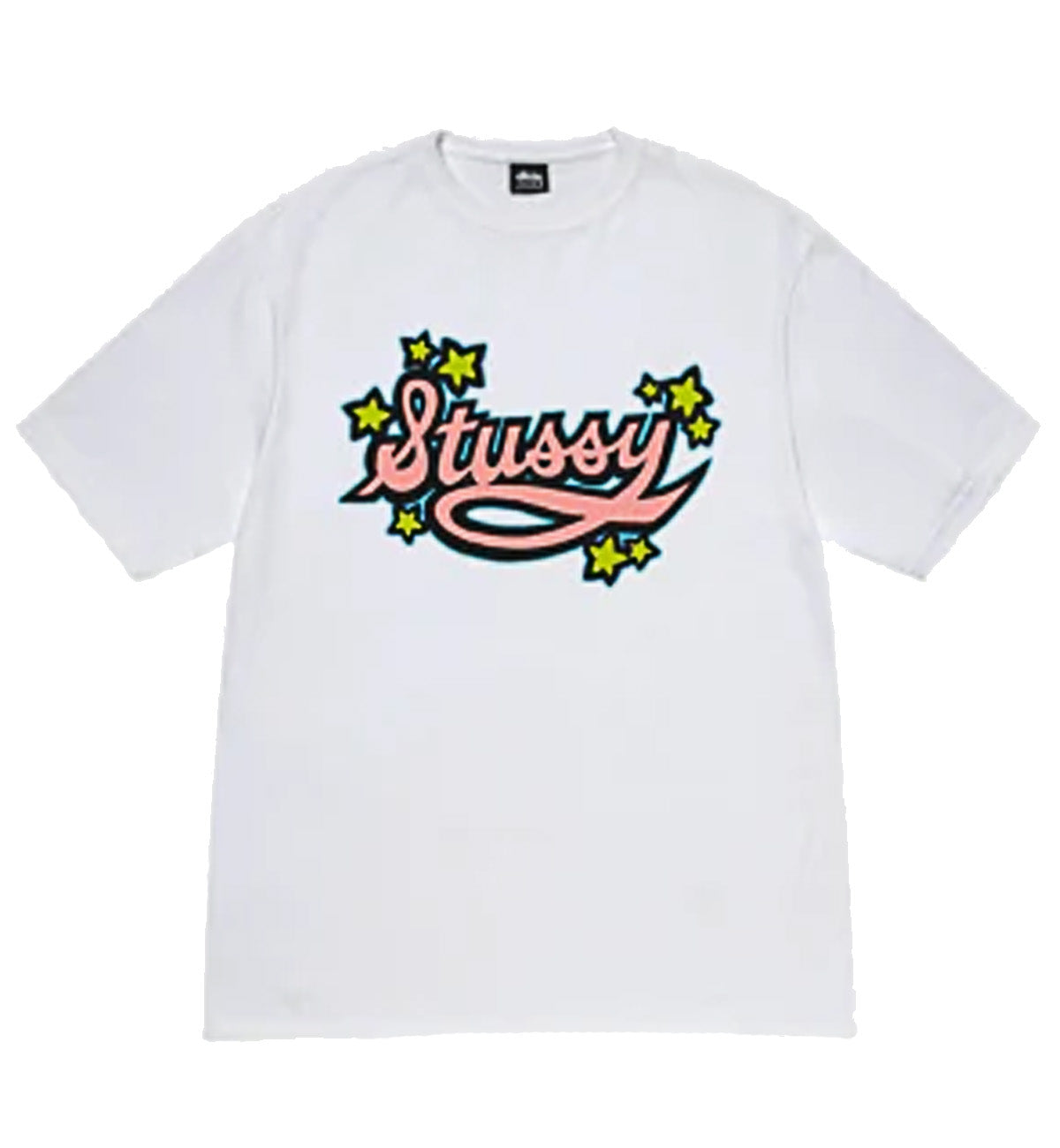 Stussy Star Script Tee (White)