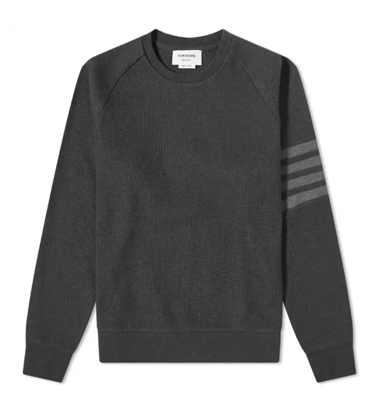 Thom Browne 4 Bar Raglan Crew Sweatshirt (Grey)