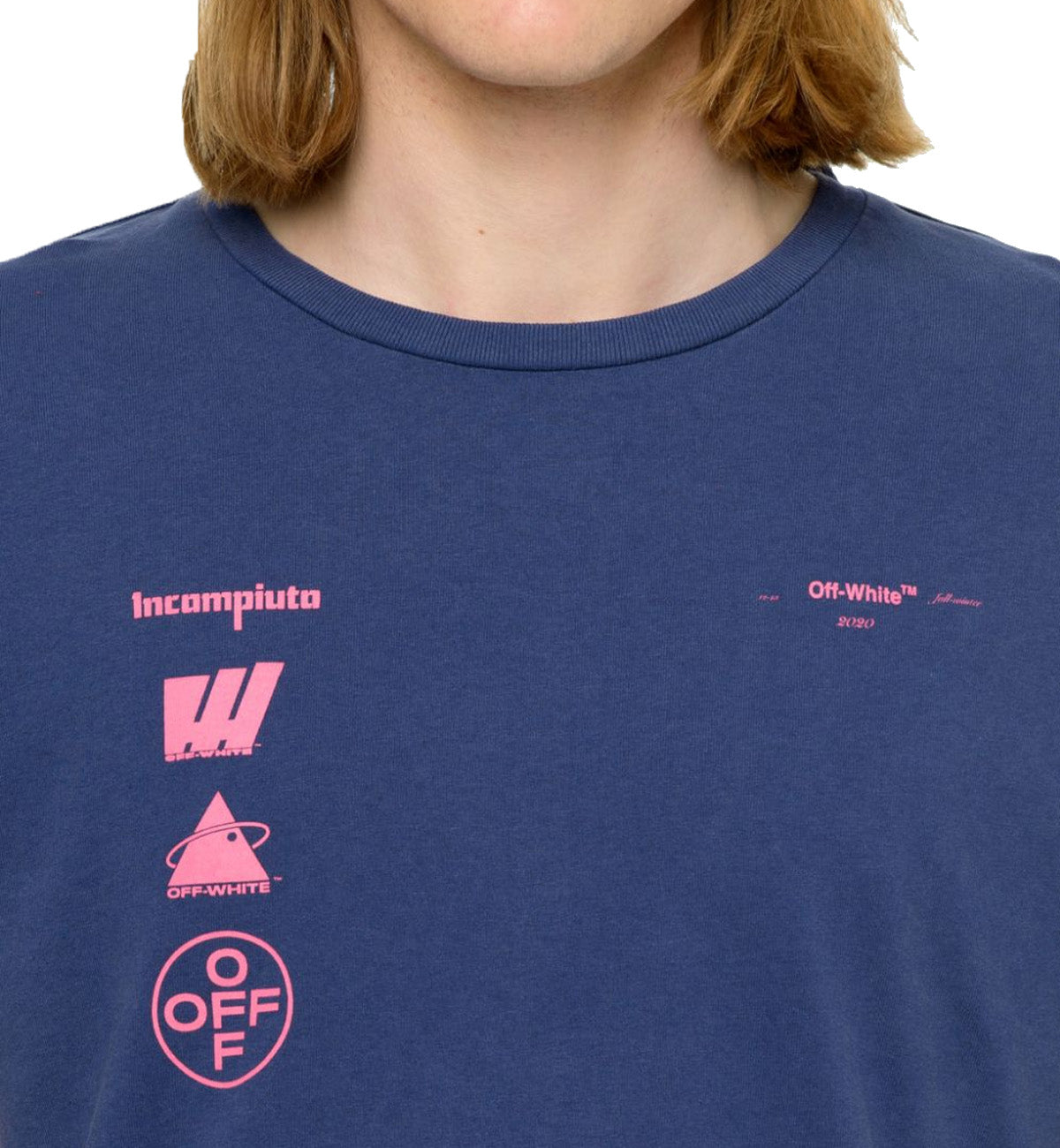 Off-White Mariana De Silva SS Slim T-Shirt (Blue)