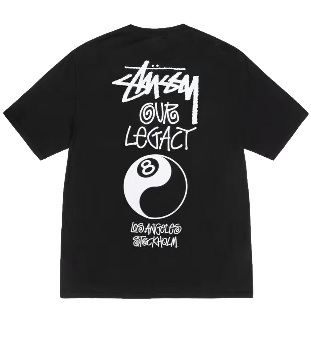 Stussy x Our Legacy 8 Ball Tee (Black)