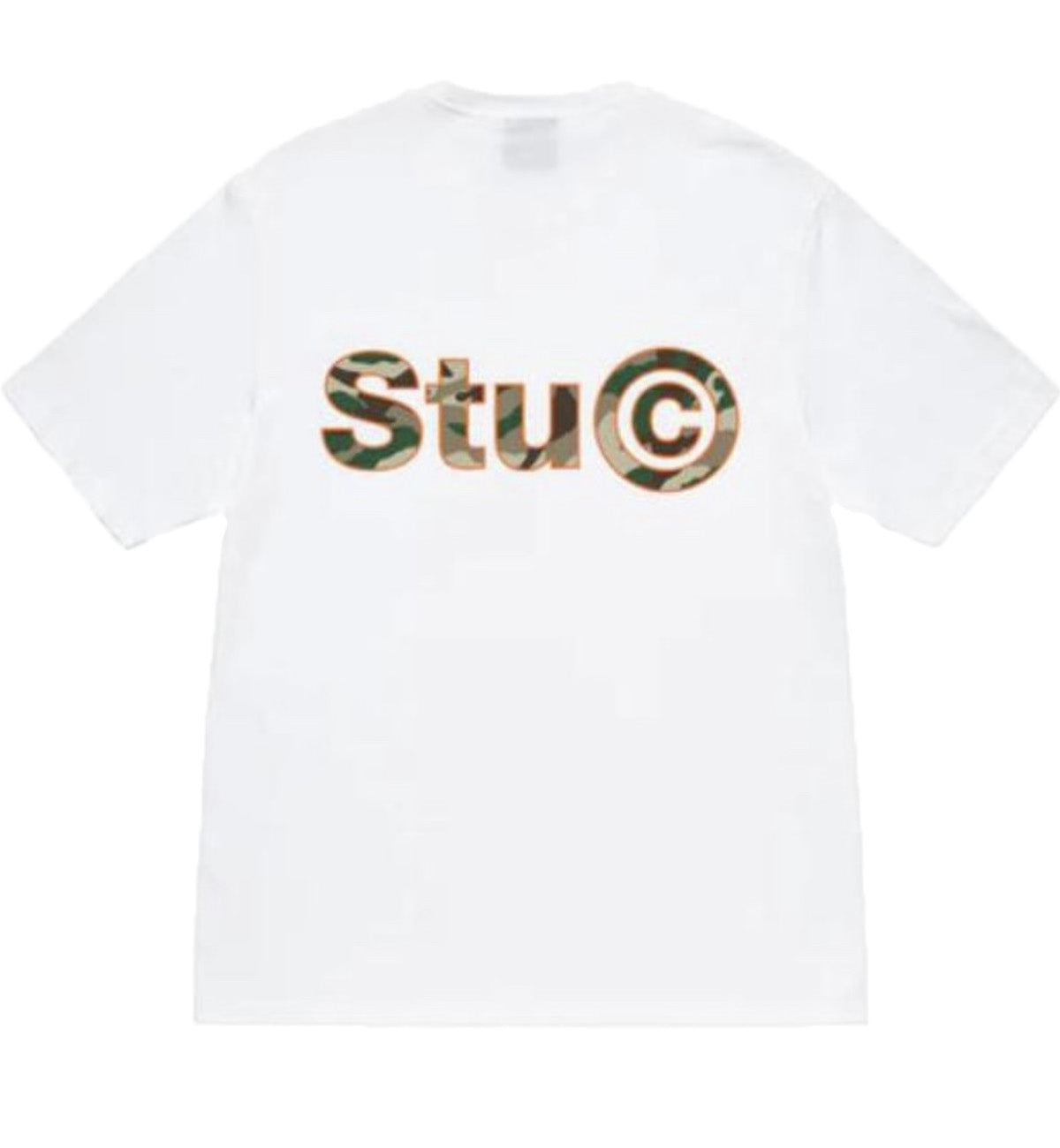 Stussy C Camo Tee (White)