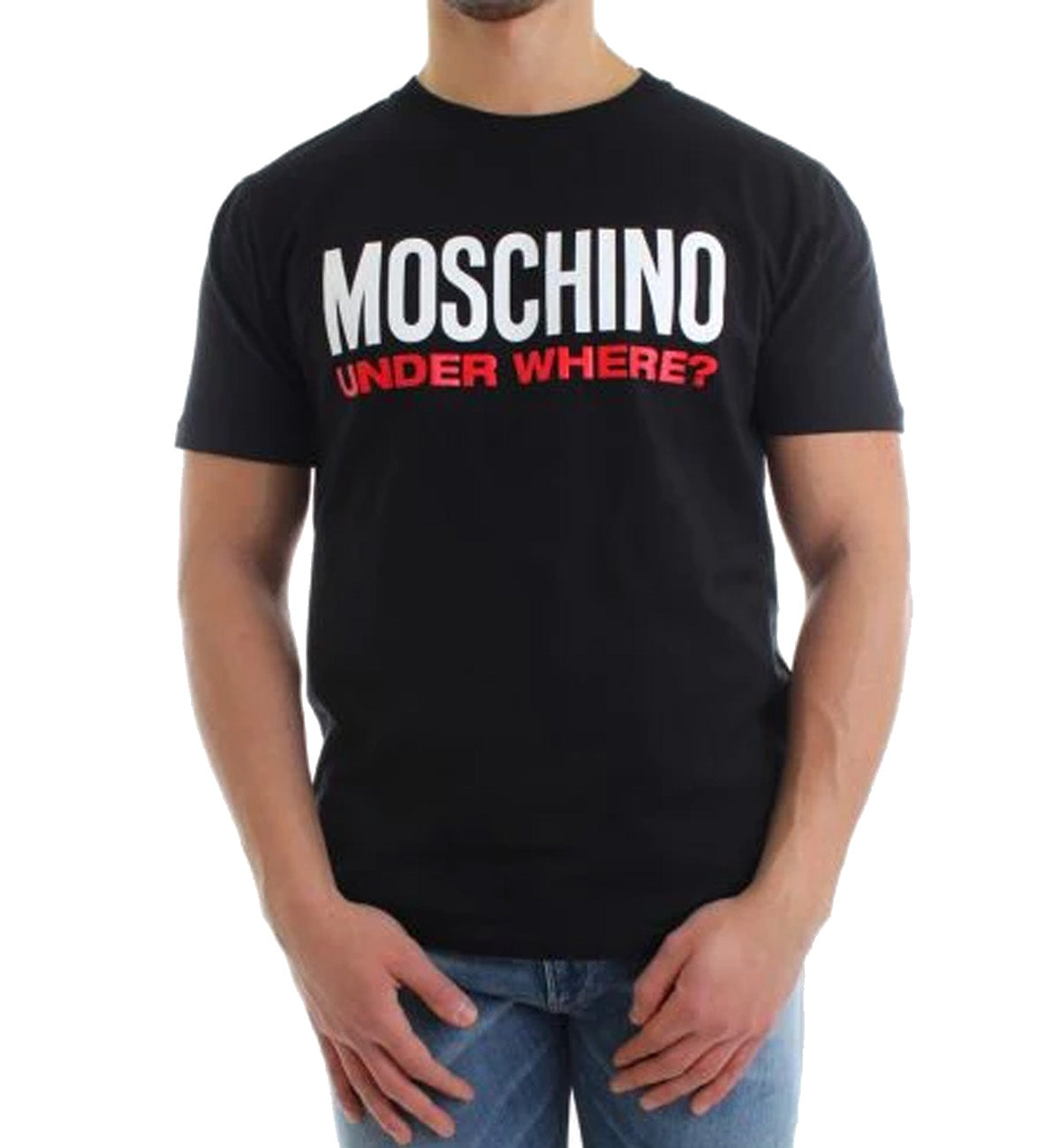 Moschino 'Under Where' T-shirt (Black)