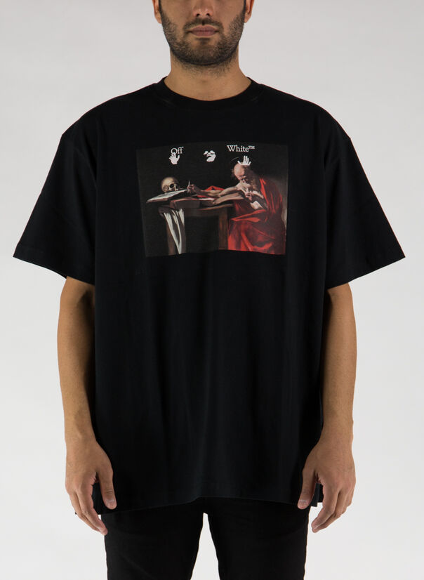 Off-White Caravaggio Graphic Print Tee (Black)