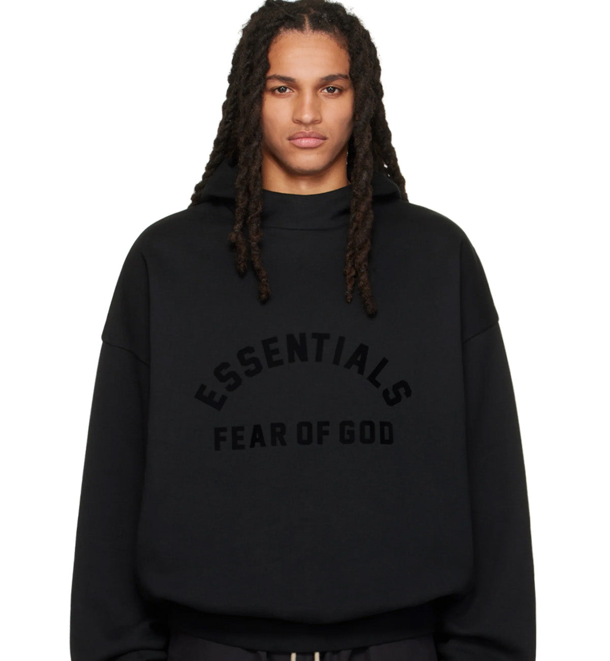 Fear of God - Essentials Hoodie SS23 (Jet Black Bonded)