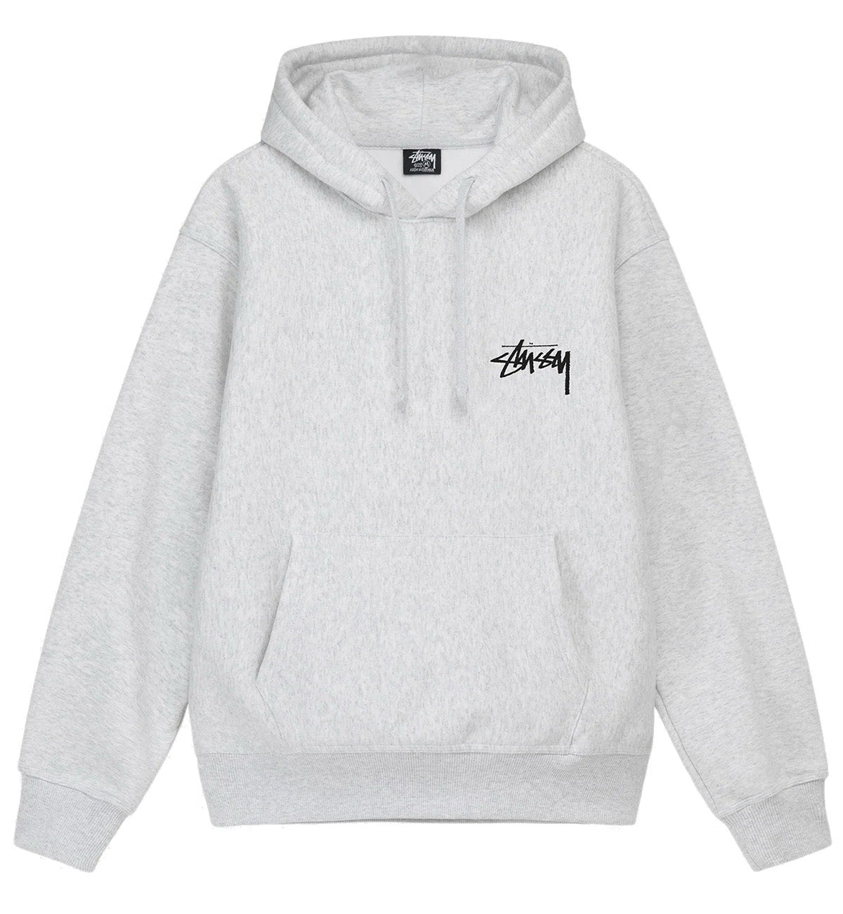 Stussy Orange Diced Out Hoodie (Ash Heather)