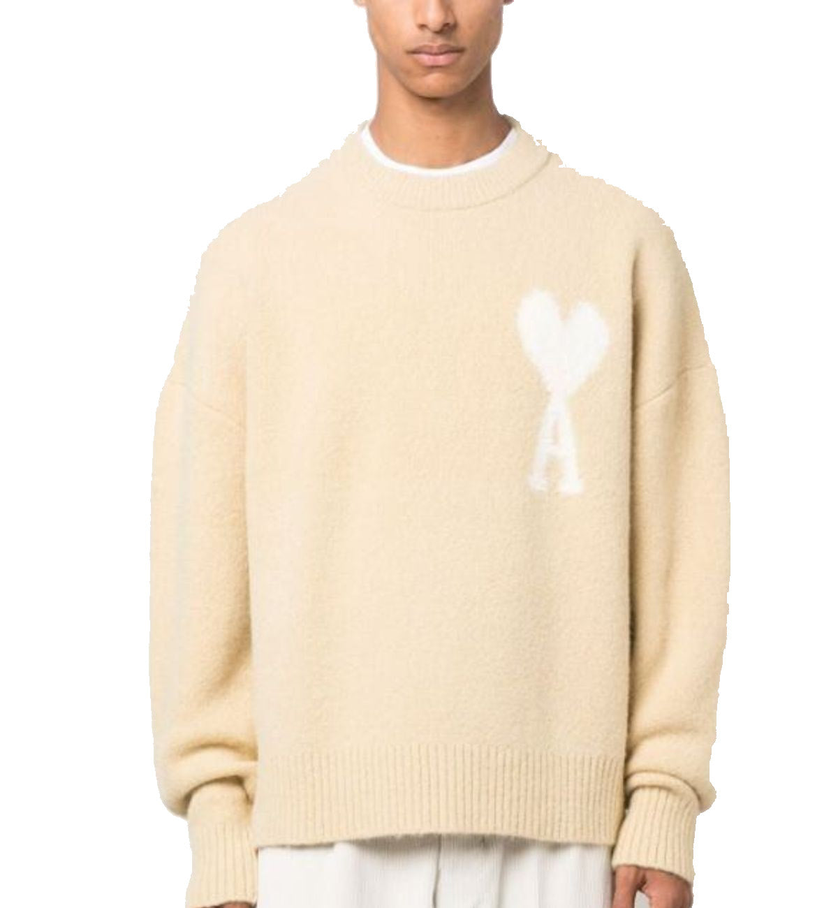 Ami Paris Sweater (Khaki)