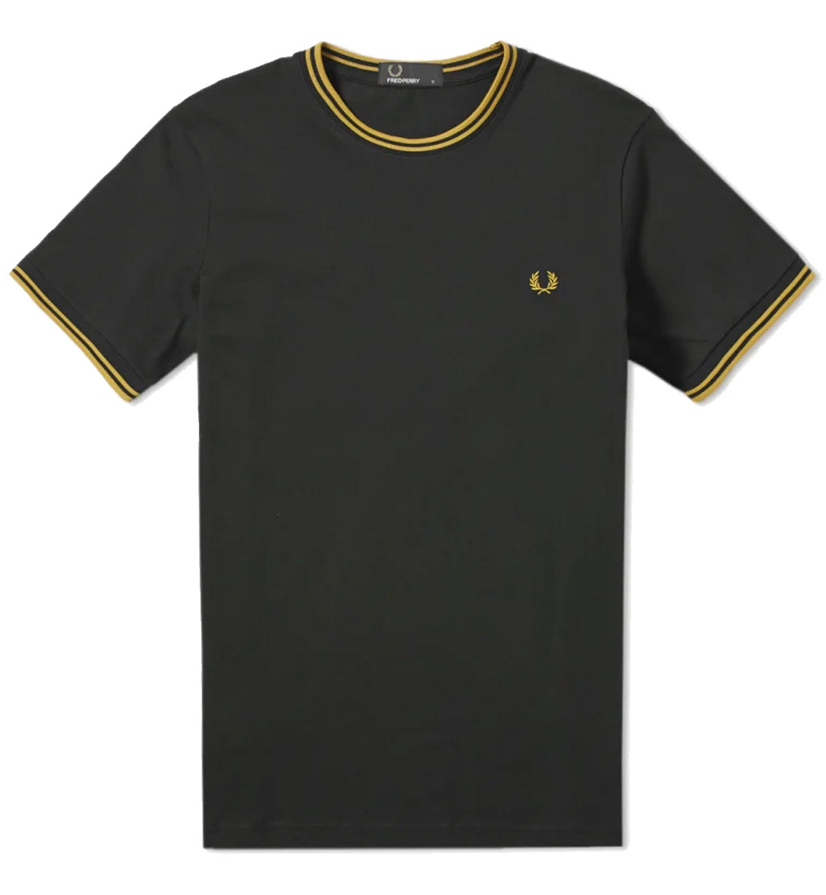 Fred Perry Gold Twin Tipped T-Shirt