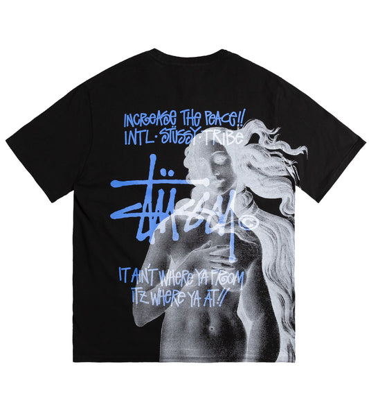 Stussy Venus Pigmented Dyed Tee (Black)