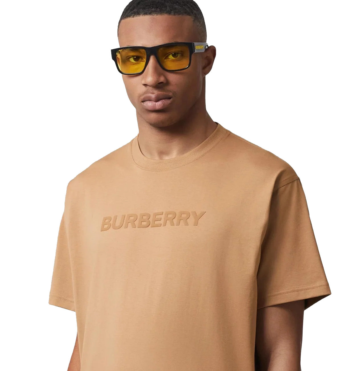 Burberry Logo Cotton Oversized T-Shirt SS22 (Camel)