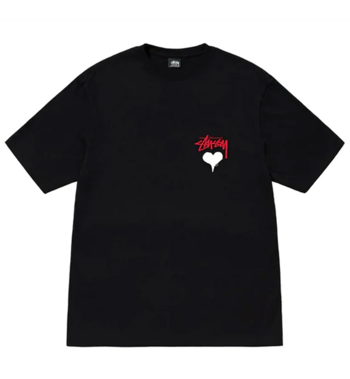 Stussy Stock Heart Tee (Black)