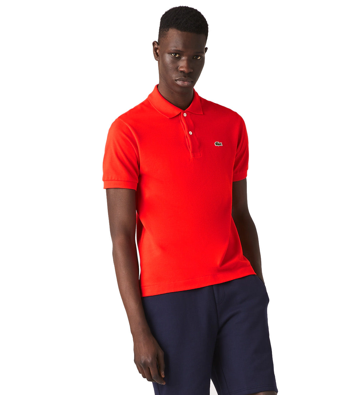 Lacoste Classic Fit Cotton Polo Shirt (Bright Red)