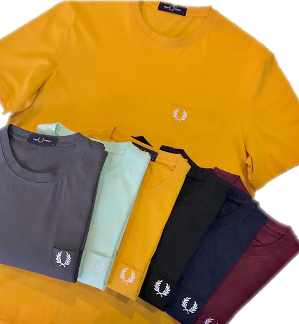 Fred Perry Core Pocket T-Shirt (White)