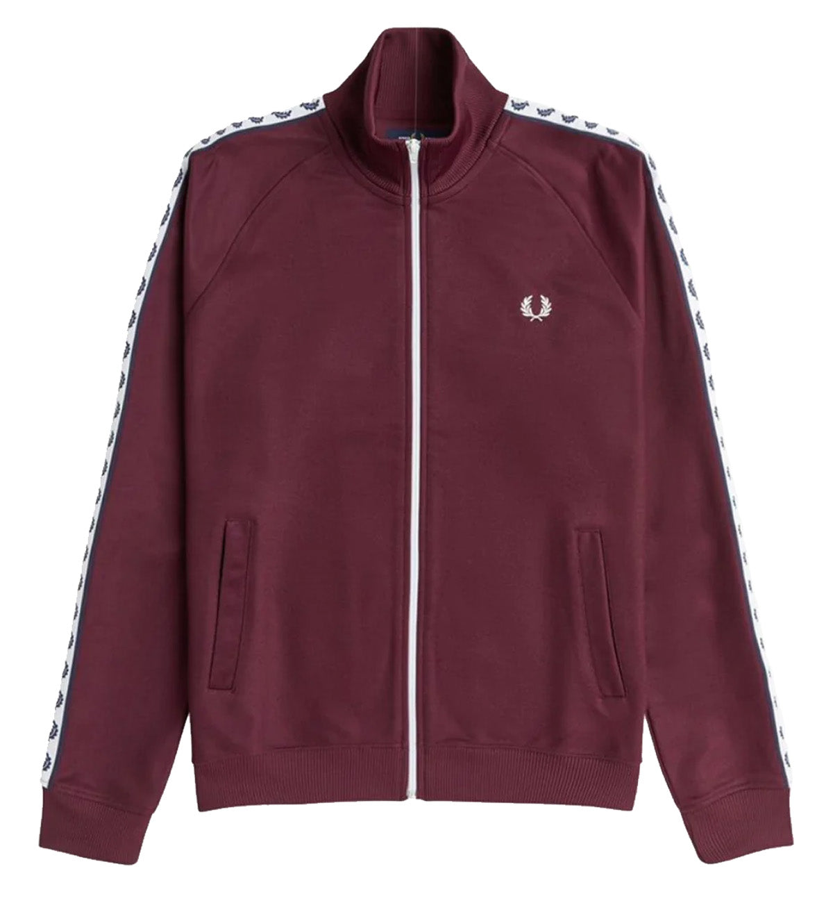 Fred Perry Track Taped Jacket (Maroon)