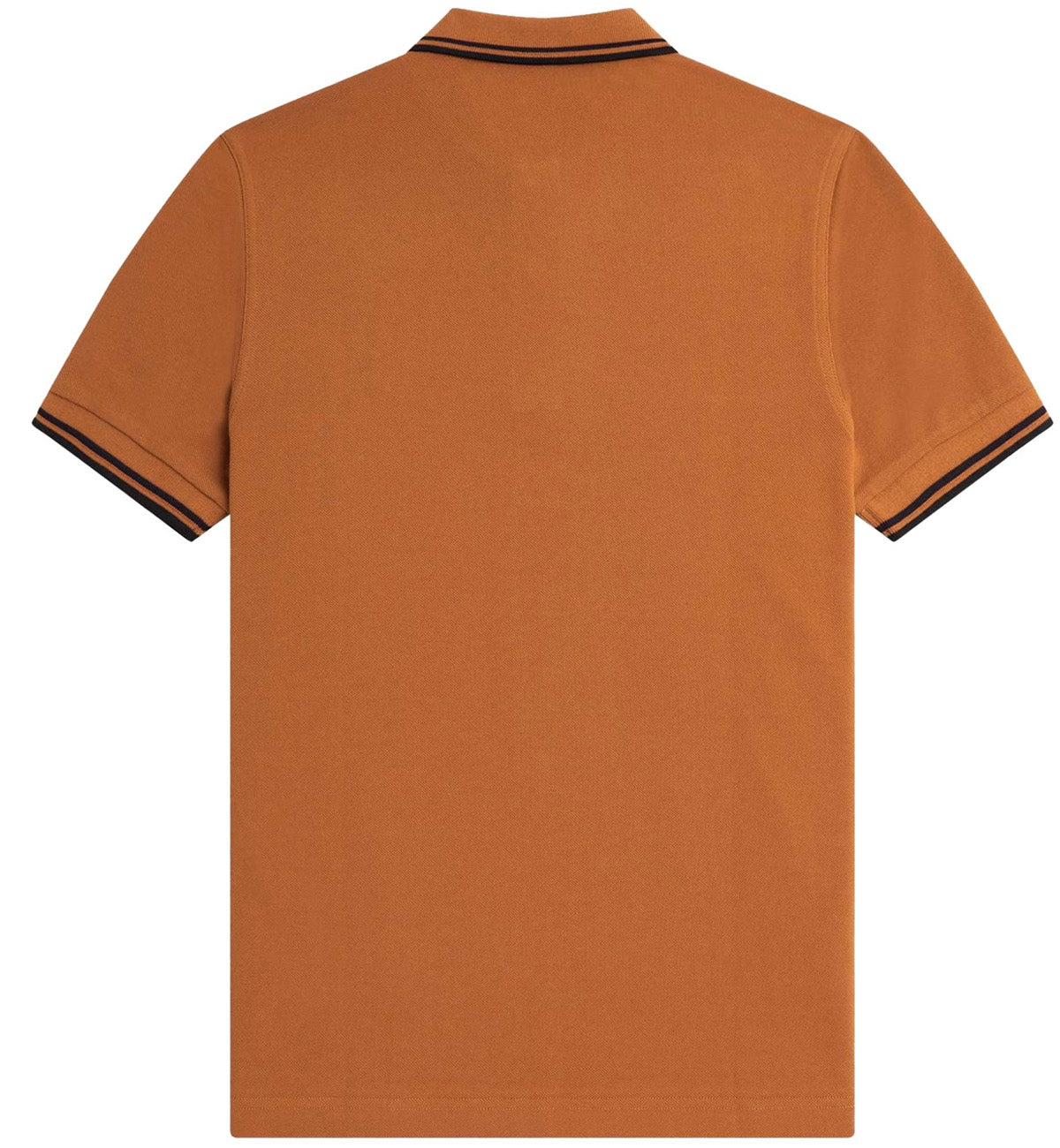 Fred Perry Black Twin Tipped Brown Polo Shirt