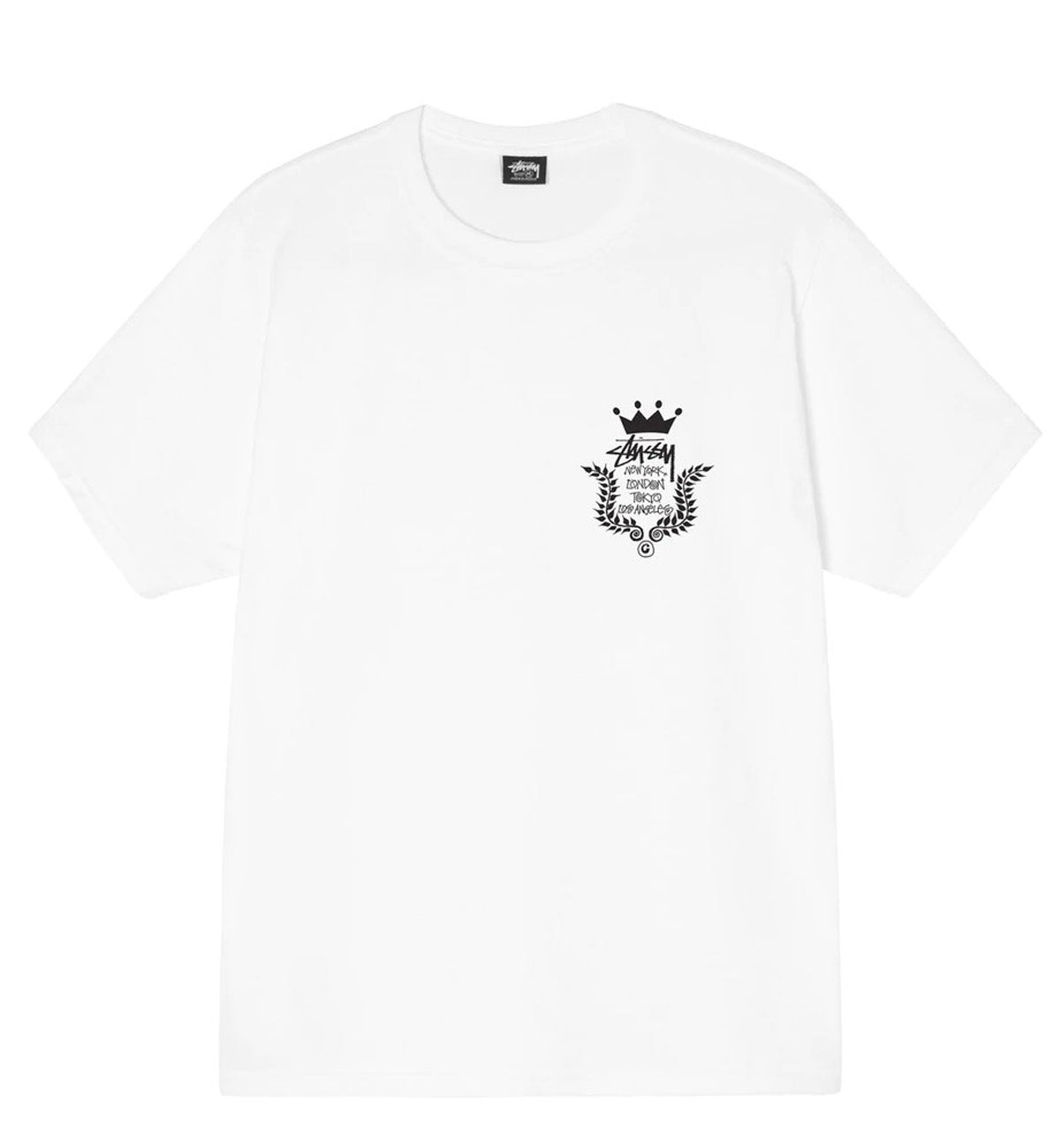 Stussy Crown Wreath Tee (White)